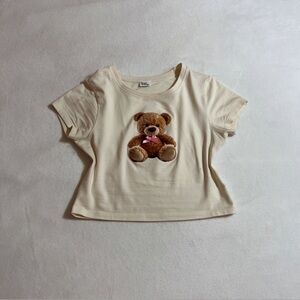 Teddy Bear Coquette Baby Tee